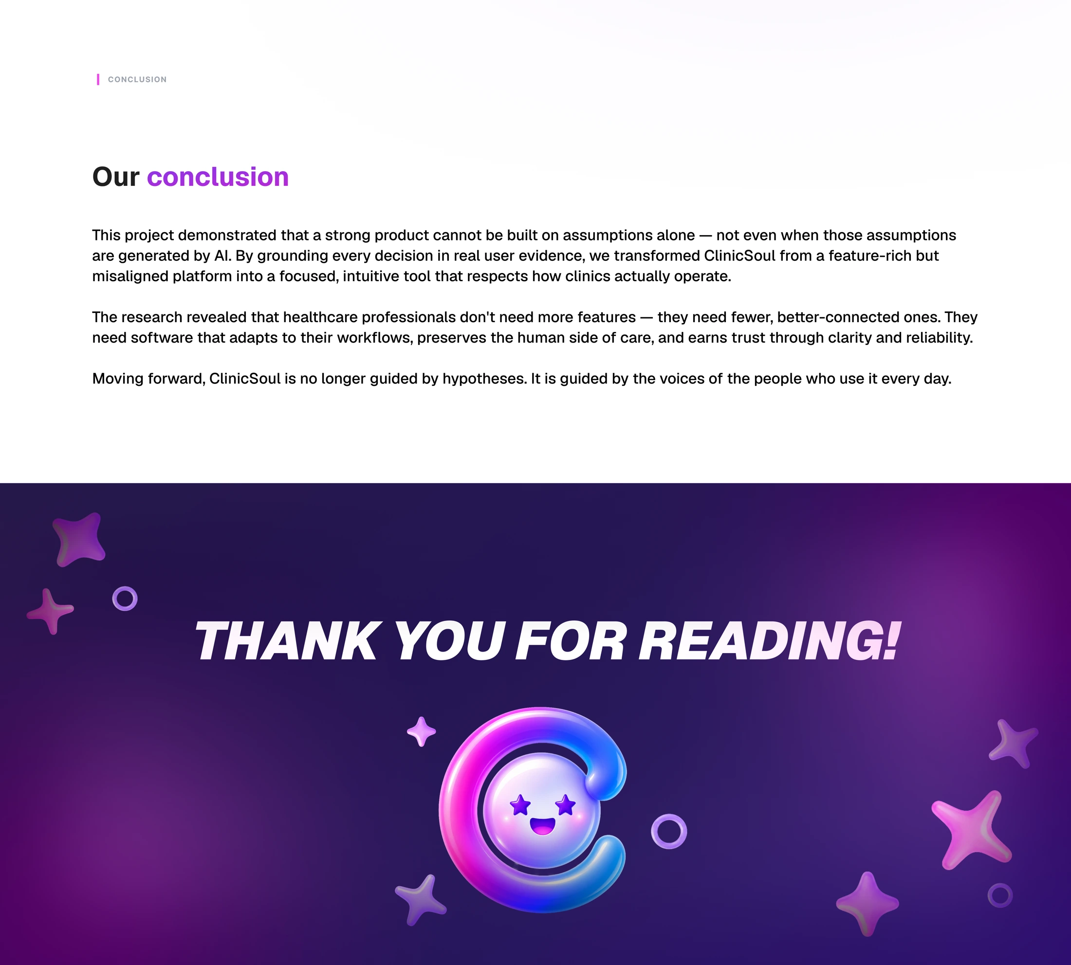 ClinicSoul Case Study - Sezione 18